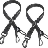 URPOWER Upgraded Dog Seat Belt 3-in-1 Dog Car Seatbelts 2 Pack