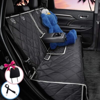 petalage Bench Car Seat Cover for Dog Compatible for Central Armrest