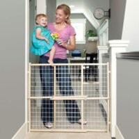 Toddleroo by North States 50' Wide Extra Wide Wire Mesh Baby Gate