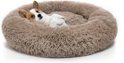 MIXJOY Orthopedic Dog Bed Comfortable Donut Cuddler Round Dog Bed