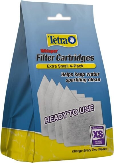 Tetra Whisper Filter Cartridges 4 Count Extra Small For aquarium