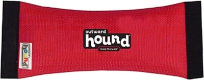 Outward Hound FireHose Dog Toss & Fetch Toy Red