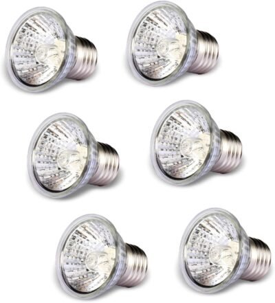 50W Sun Basking Lamp Full Spectrum Sunbathe Growing Bulbs Reptile