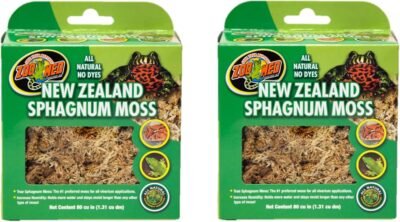 Zoo Med Laboratories SZMCF3NZ New Zealand Sphagnum Moss 80 Cubic Inch