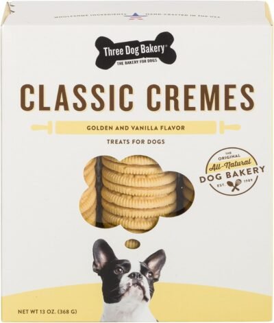 Three Dog Bakery Classic Cremes Baked Dog Treats