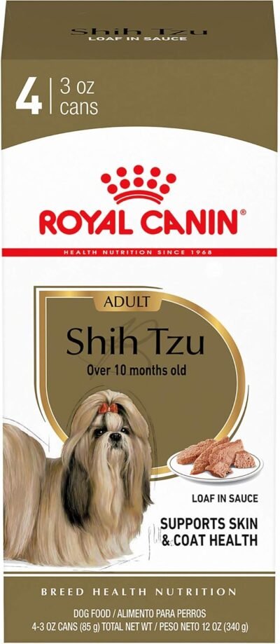 Royal Canin Shih Tzu Adult Breed Specific Wet Dog Food 4-3 oz cans