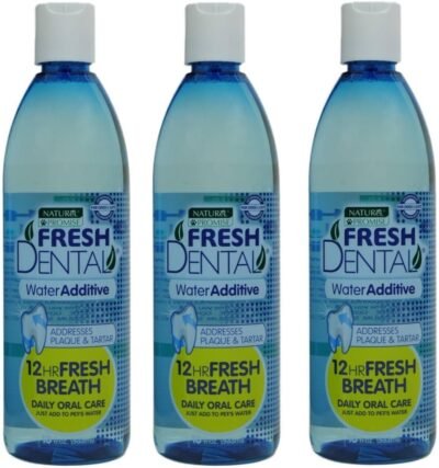 Naturel Promise Fresh Dental Water Additive for DogsCats 18 Oz