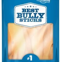 Best Bully Sticks 100 Natural Cow Ear Dog Treats 15 Pack