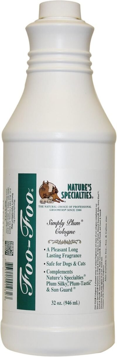 Nature's Specialties Foo Foo Simply Plum Cologne for Dogs Cats