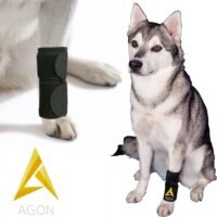 AGON Dog Canine Front Leg Brace Paw Compression Wraps with Protects