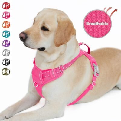 BARKBAY No Pull Dog Harness Front Clip Heavy Duty Reflective Easy