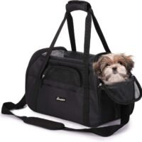 JESPET Soft Pet Carrier for Small Dogs Cats Puppy Airline Approved
