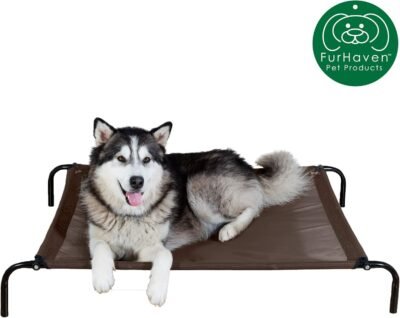 Furhaven Pet Dog Bed Mold & Mildew Resistant Breathable Cooling Mesh