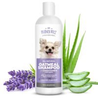 2-in-1 Oatmeal Dog Shampoo and Conditioner All Natural Relief for
