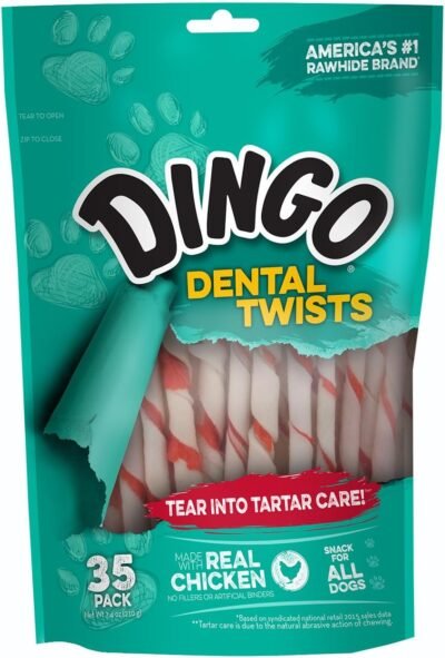 Dingo Dental Twists for Small and Medium Dogs 35-Count