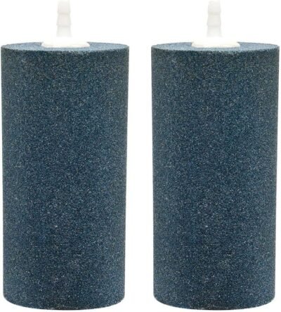 Pawfly 2 PCS Large Air Stones Cylinder for Hydroponic Systems Ponds