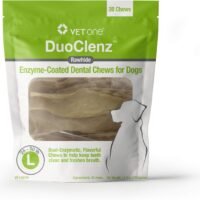 VetOne - DuoClenz Rawhide Dental Hygenic Chews for Dogs 30-Count Bag