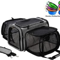 Coopeter Luxury Soft-Sided Pet Carrier ExpandablePet Travel Carrier