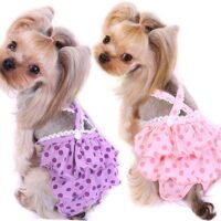 Alfie Pet - Frona Diaper Dog Sanitary Pantie with Suspender for Girl