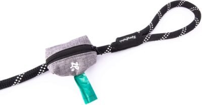 ZippyPaws - Adventure Leash Bag Dog Poop Bag Holder Leash Attachment