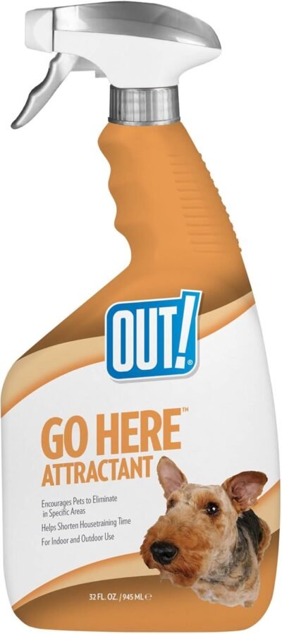 OUT Go Here Attractant Indoor & Outdoor Dog Training Spray