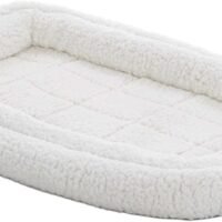 Double Bolster Pet Bed for Metal Dog Crates