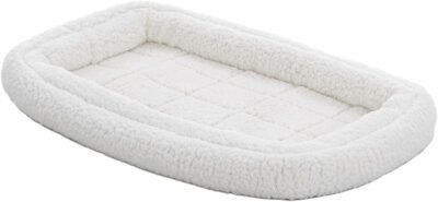 Double Bolster Pet Bed for Metal Dog Crates
