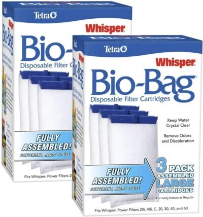 Tetra Whisper Assembled Bio-bag Filter Cartridges Large 6-Count