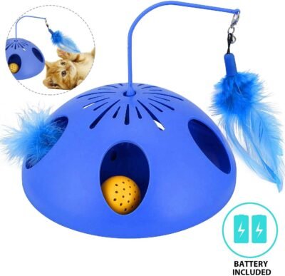 WINGPET Interactive Cat Toys 2 Speed Mode - Electronic Battery