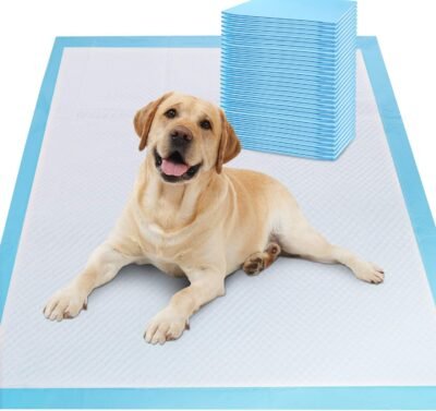 Gimars XL 28'x34' Thicker Heavy Absorbency Pet Training Puppy Pee