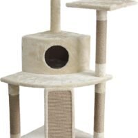 AmazonBasics Cat Tree with Cave Scratching Posts