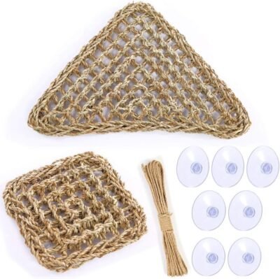 PIVBY Bearded Dragon Hammock Reptile Lounger Hermit Crab Climbing