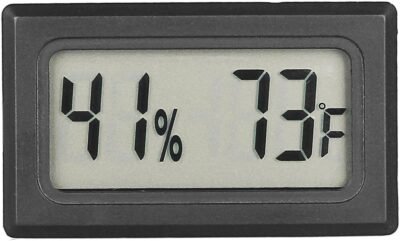 Qooltek Mini Hygrometer Thermometer LCD Display Digital Temperature