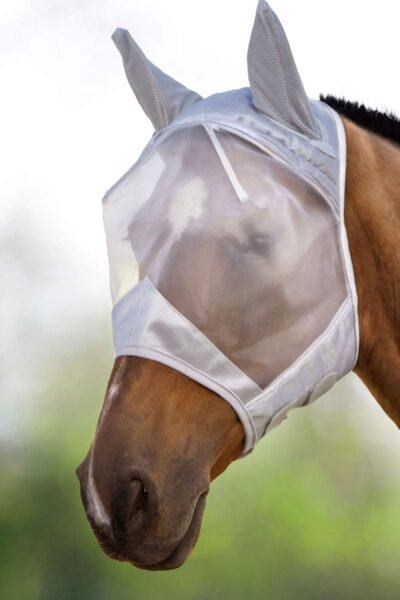 Harrison Howard CareMaster Fly Mask Half Face Moonlight Silver