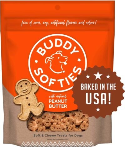 Buddy Biscuits Soft & Chewy Treats for Small & Large Dogs Made in USA