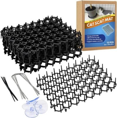 Vitervi Scat Mat for Cats Cat Deterrent Mat with Spikes for