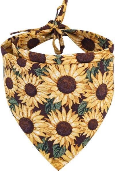 KZHAREEN Dog Bandana Reversible Triangle Bibs Scarf Accessories for