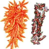 Reptile PlantsReptile Plants2 Pieces Hanging Silk Terrarium Plant