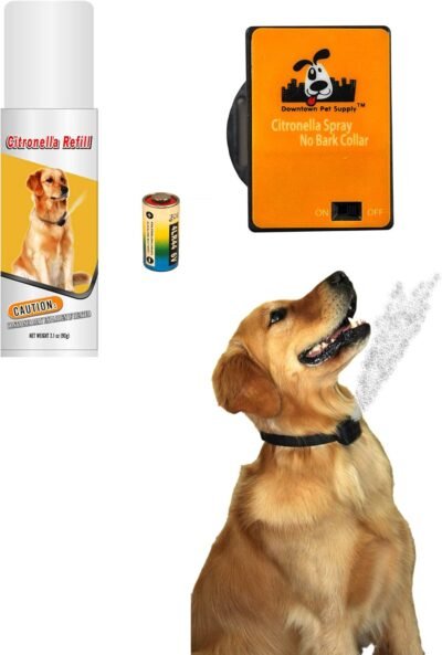 Downtown Pet Supply NO BARK Collar Citronella Spray Collar Anti-Bark