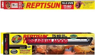 Reptisun 26053 T5 HO Terrarium Hood 24' 1 Bulb Inside 1 Extra Lamp