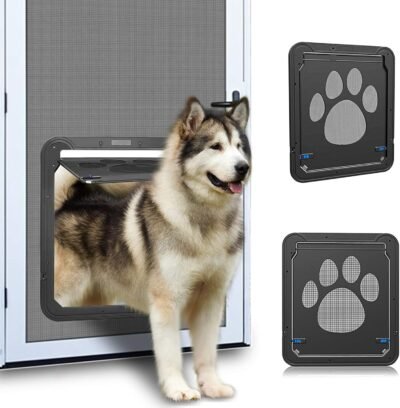 OWNPETS Pet Screen Door Inside Size 12x14x05 inch Magnetic Flap