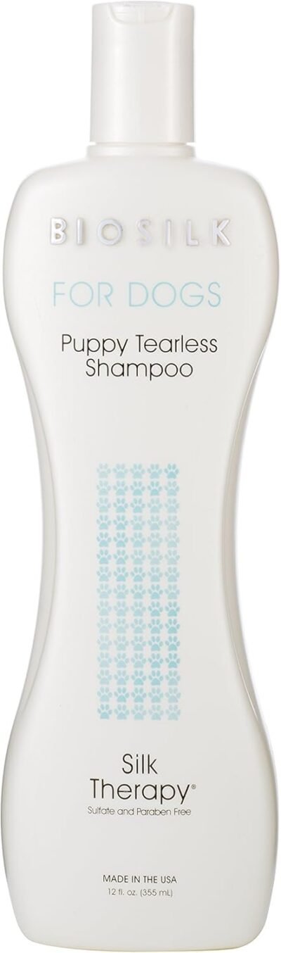 BioSilk for Dogs Silk Therapy Puppy Tearless Shampoo Best Shampoo For