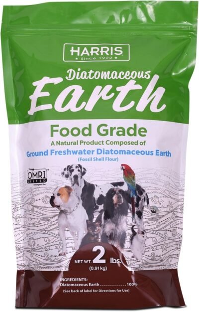 Harris Food Grade Diatomaceous Earth for Pets for Cats Dogs Horses