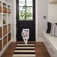 Ideal Pet Products Deluxe Aluminum Pet Door with Telescoping Frame