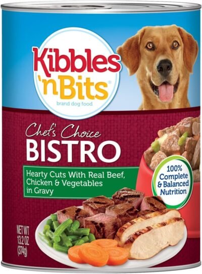 Kibbles N Bits ChefS Choice Bistro Hearty Cuts With Real Beef Chicken