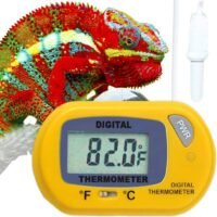 SunGrow Reptile Digital Thermometer Waterproof Sensor Probe Monitors