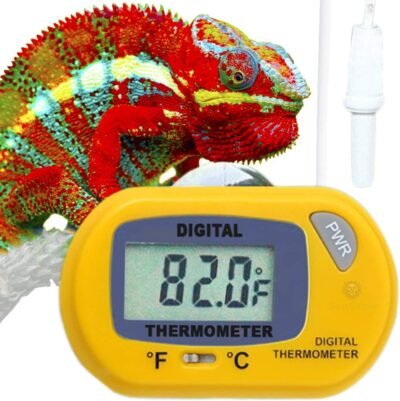 SunGrow Reptile Digital Thermometer Waterproof Sensor Probe Monitors