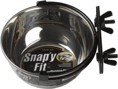MidWest Homes for Pets Snap'y Fit Stainless Steel Food BowlPet Bowl