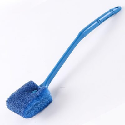 SLSON Aquarium Algae Scraper Double Sided Sponge Brush Cleaner Long