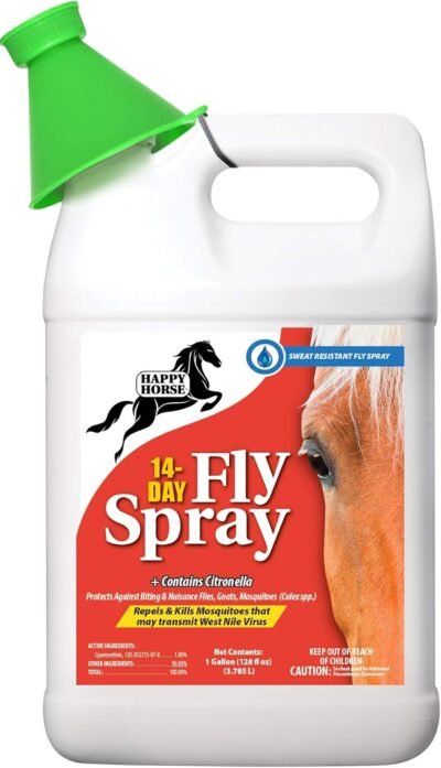 HARRIS Happy Horse 14-Day Fly Spray Sweat and Weather Resistant Long